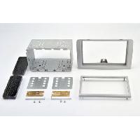 Facades Autoradios Kit 2DIN compatible avec LANCIA MUSA ap09 argent