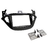 Facades Autoradios Kit 2DIN compatible avec Opel Adam Corsa Non IntelliLink - Noir laque