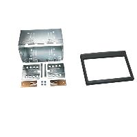 Facades Autoradios Kit 2DIN compatible avec Porsche 911 97-05 Boxster 96-04 - Noir