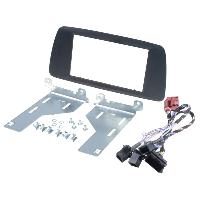 Facades Autoradios Kit 2Din compatible avec Seat Ibiza ap14 - Noir Anthracite