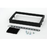 Facades Autoradios Kit 2DIN compatible avec SsangYong Kyron ap05 - Anthracite