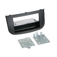 Facades Autoradios Kit Facade autoradio 2DIN compatible avec Mitsubishi Colt 08-12 Avec vide poche Induction Qi Noir