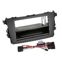 Facades Autoradios Kit Facade autoradio 2DIN compatible avec Suzuki Celerio ap14 Avec vide poche Induction Qi Noir