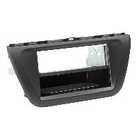Facades Autoradios Kit Facade autoradio 2DIN compatible avec Suzuki SX-4 ap13 Vide poche - Induction Qi Noir