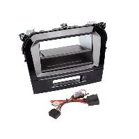 Facades Autoradios Kit Facade autoradio 2DIN compatible avec Suzuki Vitara ap15 Avec vide poche Induction Qi Noir brillant