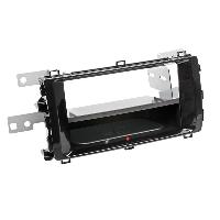 Facades Autoradios Kit Facade autoradio 2DIN compatible avec Toyota Auris ap13 Avec vide poche Induction Qi Noir brillant