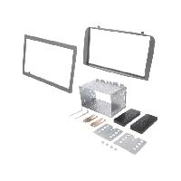 Facades Autoradios Kit Facade Autoradio FA185G compatible avec Alfa Romeo 147 GT 00-10 - argent Clair