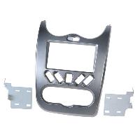 Facades Autoradios Kit facade Autoradio FA417B compatible avec Dacia Duster Sandero Logan - Gris Fonce