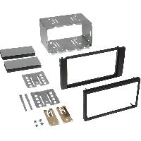 Facades Autoradios Kit Facade Autoradio KA153E compatible avec Ford Fiesta Focus C-Max S-Max Kuga Mondeo Galaxy - Noir - 2DIN