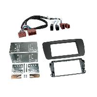 Facades Autoradios Kit Facade Autoradio KA255HC compatible avec Seat Ibiza 12-15 Gris Tuam Avec rallonge A1BO