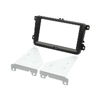 Facades Autoradios Kit Facade Autoradio KA261C compatible avec Seat Skoda VW - noir