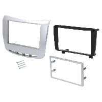 Facades Autoradios Kit Facade Autoradio KA531C Compatible avec Lancia Delta 08-14 argent