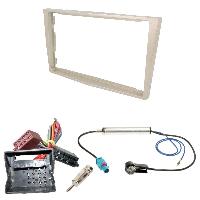 Facades Autoradios Kit Installation Autoradio KITFAC-152F3 compatible avec Opel - Argent Satin