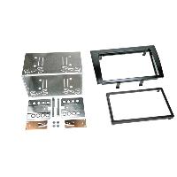 Facades Autoradios Kit Support Autoradio compatible avec Fiat Bravo - Noir brillant