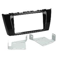 Facades Autoradios Kit Support Autoradio compatible avec Mitsubishi Space Star - Noir brillant