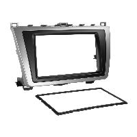 Facades Autoradios Plaque de support 2Din Mazda 6 -GH- 2008-2013 argent noir