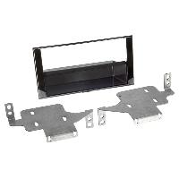 Facades Autoradios Support 2Din compatible avec Nissan Juke - ap14 avec vide-poche - noir brillant