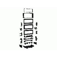 Facades Autoradios Support Autoradio 1Din pour vehicules GM divers