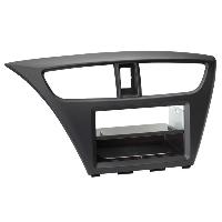 Facades Autoradios Support autoradio compatible avec Honda Civic ap12 Avec vide poche Induction Qi Noir