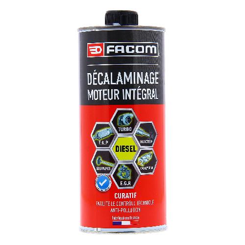 Additif Performance - Entretien - Nettoyage - Anti-fumee FACOM Huile Additif decalaminage moteur integral diesel curatif - 1 Litre