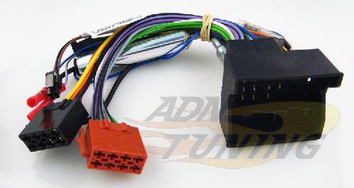 Faisceaux ISO de Roger Faisceau autoradio compatible avec Bmw Serie 1 3 05-13 Iso apres Contact via can bus + ant