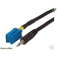 Faisceau entree AUX Jack 3.5 pour Autoradio compatible Blaupunkt Becker VDO