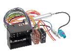 Faisceaux ISO de Roger Faisceau ISO autoradio compatible avec Opel 04-14 Quadlock Alimentation fantome DIN
