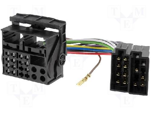 Fiche ISO Peugeot Faisceau Radio IA36 Origine Citroen Peugeot ap04 vehicule ISO vers FAKRA