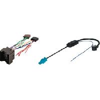 Faisceaux ISO de Roger Kit cables compatible avec autoradio et antenne CitroenPeugeot