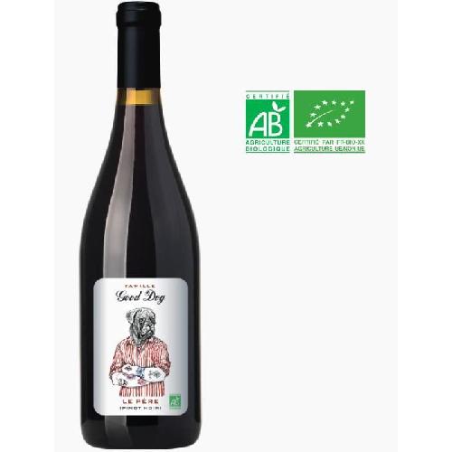 Vin Rouge Famille Good Dog Le Pere 2021 Pinot Noir - Vin rouge de France - Bio