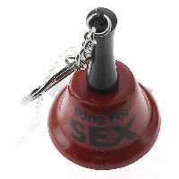 Fantaisie et Humour Clochette porte Clefs Ring For Sex - 6cm