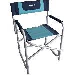 Chaise - Fauteuil De Camping Fauteuil - MIDLAND - Director Midland - Bleu marine / Bleu turquoise