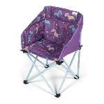 Chaise - Fauteuil De Camping Fauteuil pliant - KAMPA - Mini Tub Chair Unicorns - Pour enfant - Mauve