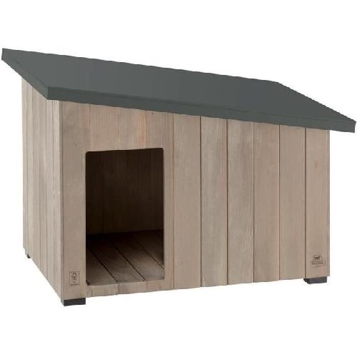 Niche FERPLAST - ARGO 50 Niche pour chien en bois de pin nordique L 48.5 x L 30.5 x H 38.5 cm