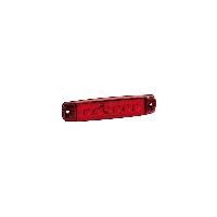 Feu 6 leds rouge calandre 12-24V epaisseur 96x20x9mm R-18