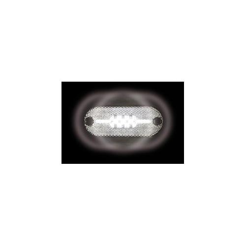 Phares - Feux - Repetiteur Lateral - Clignotants - Centrale Clignotante -  Bloc Feu Arriere - Optique De Phare - Eclairage De Pl Feu de cote avec reflecteur 5 leds blanc 24V AB-6