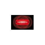 Phares - Feux - Repetiteur Lateral - Clignotants - Centrale Clignotante -  Bloc Feu Arriere - Optique De Phare - Eclairage De Pl Feu de cote avec reflecteur 5 leds rouge 24V PR-9