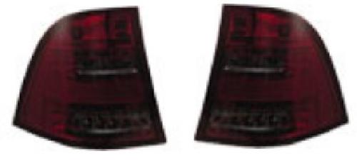 Phares - Feux - Repetiteur Lateral - Clignotants - Centrale Clignotante -  Bloc Feu Arriere - Optique De Phare - Eclairage De Pl Feux adaptables LEDs compatible avec Mercedes Benz Classe M W163 98-05 - Rouge Fume - AuCo