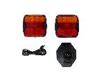 Feux De Remorque Feux Arriere Remorque Magnetique Bluetooth Led Avec Prise 13 Broches