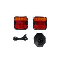 Feux De Remorque Feux Arriere Remorque Magnetique Bluetooth Led Avec Prise 13 Broches