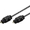 Fibres Optiques Cable Toslink Diametre du fil 2.2mm 1.5m