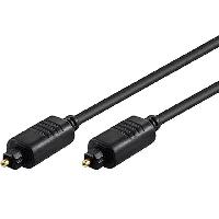 Fibres Optiques Cable Toslink Diametre du fil 5mm 1.5m