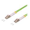 Fibres Optiques Cordon de raccordement Fibre Uniboot OM5 LC-UPC. 5m - Vert