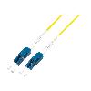 Fibres Optiques Cordon de raccordement Fibre Uniboot OS2 LC-UPC. 10m - jaune