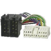 Fiche Autoradio 18PIN vers ISO compatible avec Kalos Lanos Leganza Matiz Nubira Korando Kyron Musso Rexton Rodius