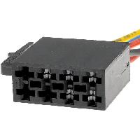 Fiche Autoradio ISO 5PIN male fils nus