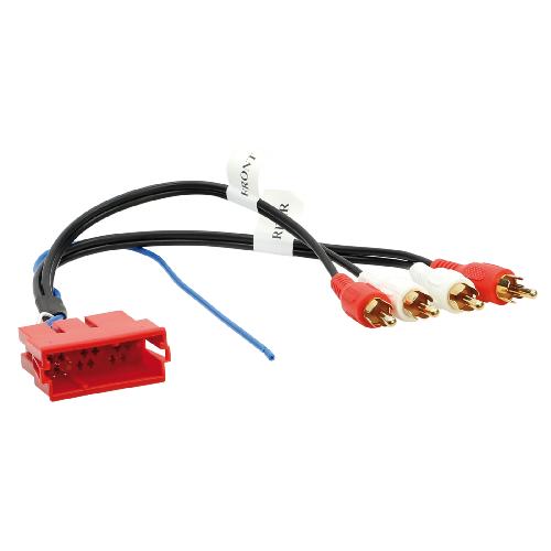 Fiche ISO Audi Fiche Iso Autoradio AIM4 compatible avec Audi Alfa VW - Ampli MINI ISO RCA