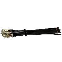 Fiche ISO installation autoradio Terminal de Prise Molex Mini Fit -f- avec Cable de 10 cm Noir