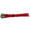 Fiche ISO Universelles Connecteur terminal Molex Mini Fit-f- avec cable de 10 cm rouge