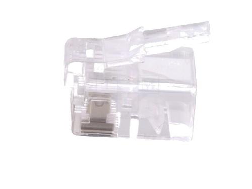 Accessoire Coffret De Communication - Connecteur Rj45 - Panneau De Brassage Fiche modulaire RJ11 male pour cable telephonique plat x10